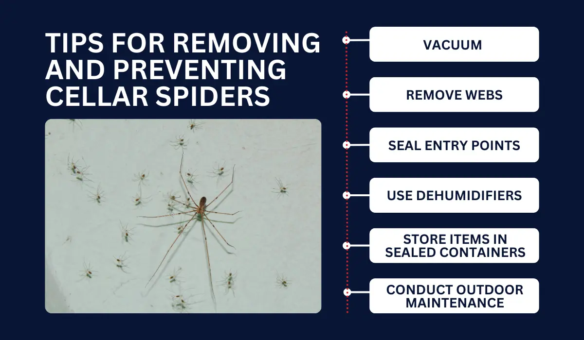 Tips for Removing and Preventing Cellar Spiders