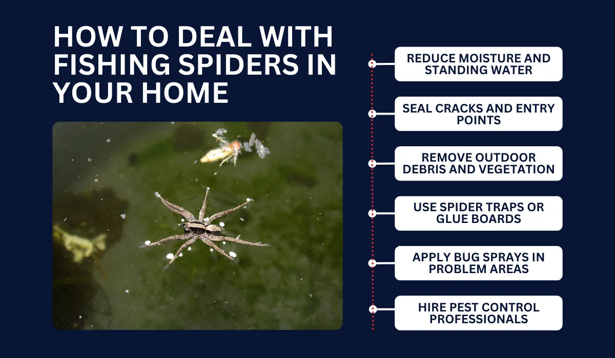 HOW TO DEAL WITH FISHING SPIDERS IN YOUR HOME