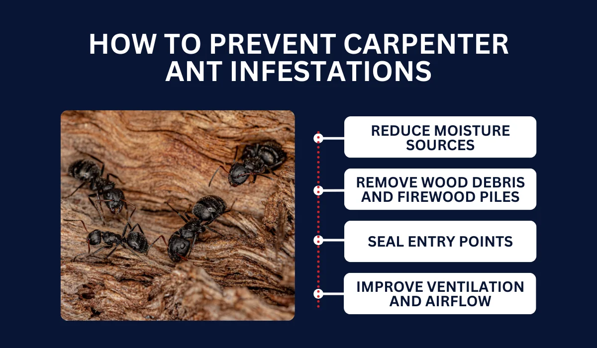 HOW TO PREVENT CARPENTER ANT INFESTATIONS