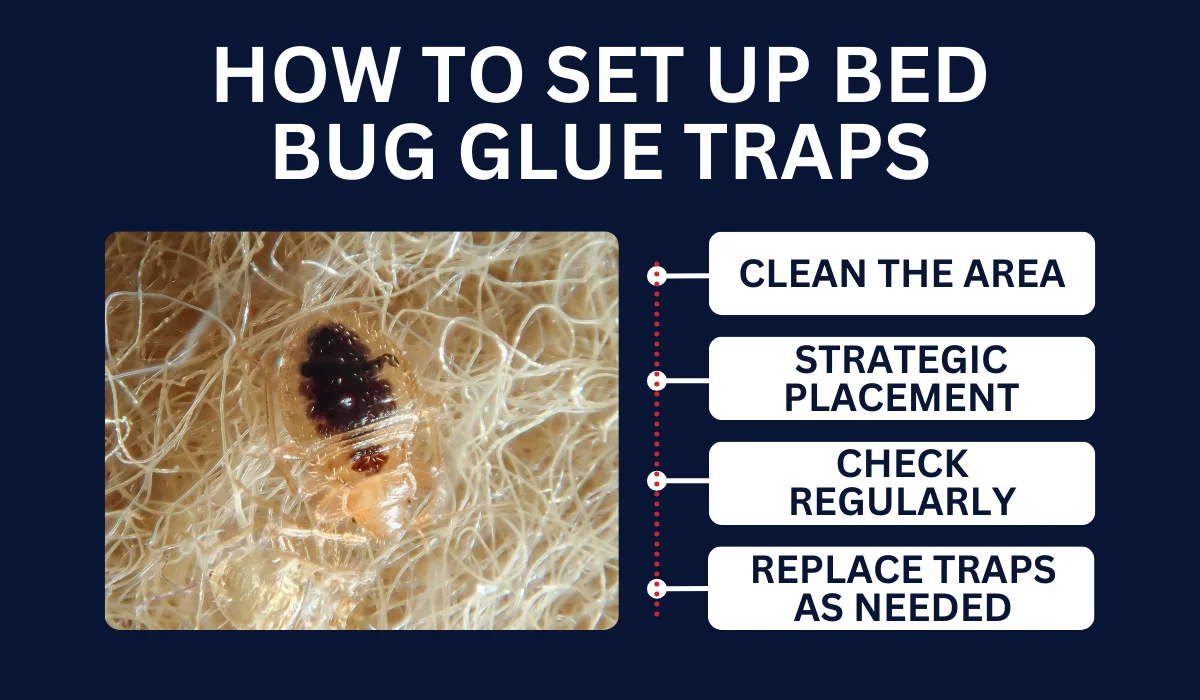 HOW TO SET UP BED BUG GLUE TRAPS